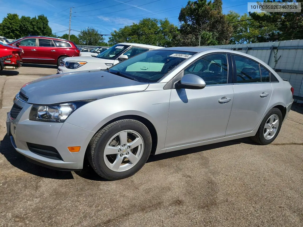 CHEVROLET CRUZE 2014, VIN 1G1PC5SB2E7467526