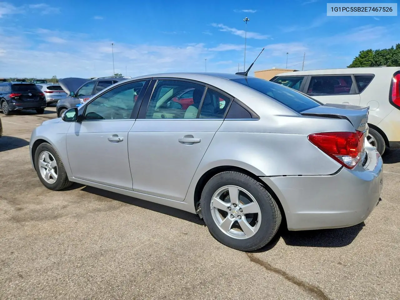 2014 CHEVROLET CRUZE VIN 1G1PC5SB2E7467526 — фото 2
