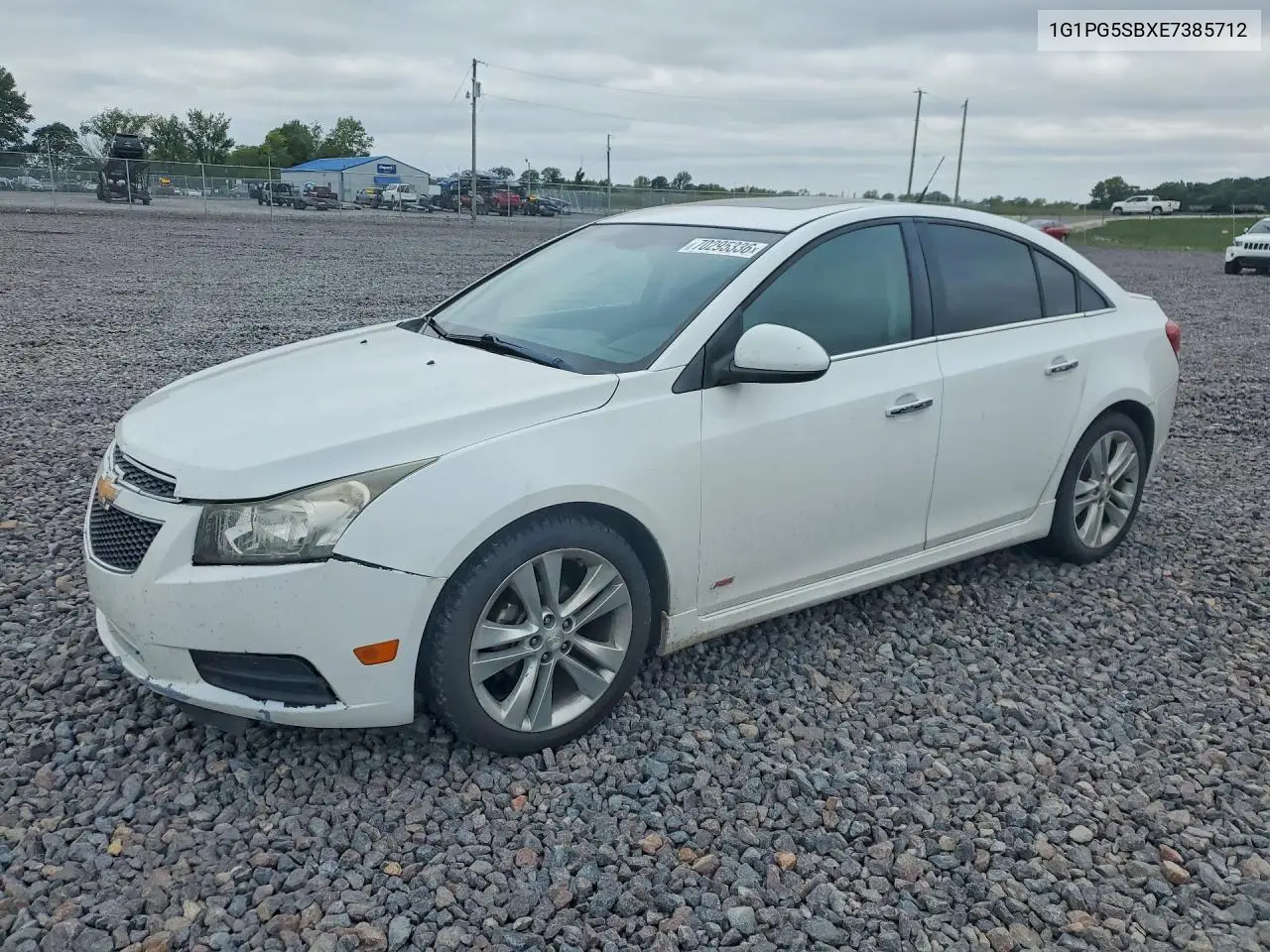 CHEVROLET CRUZE 2014, VIN 1G1PG5SBXE7385712