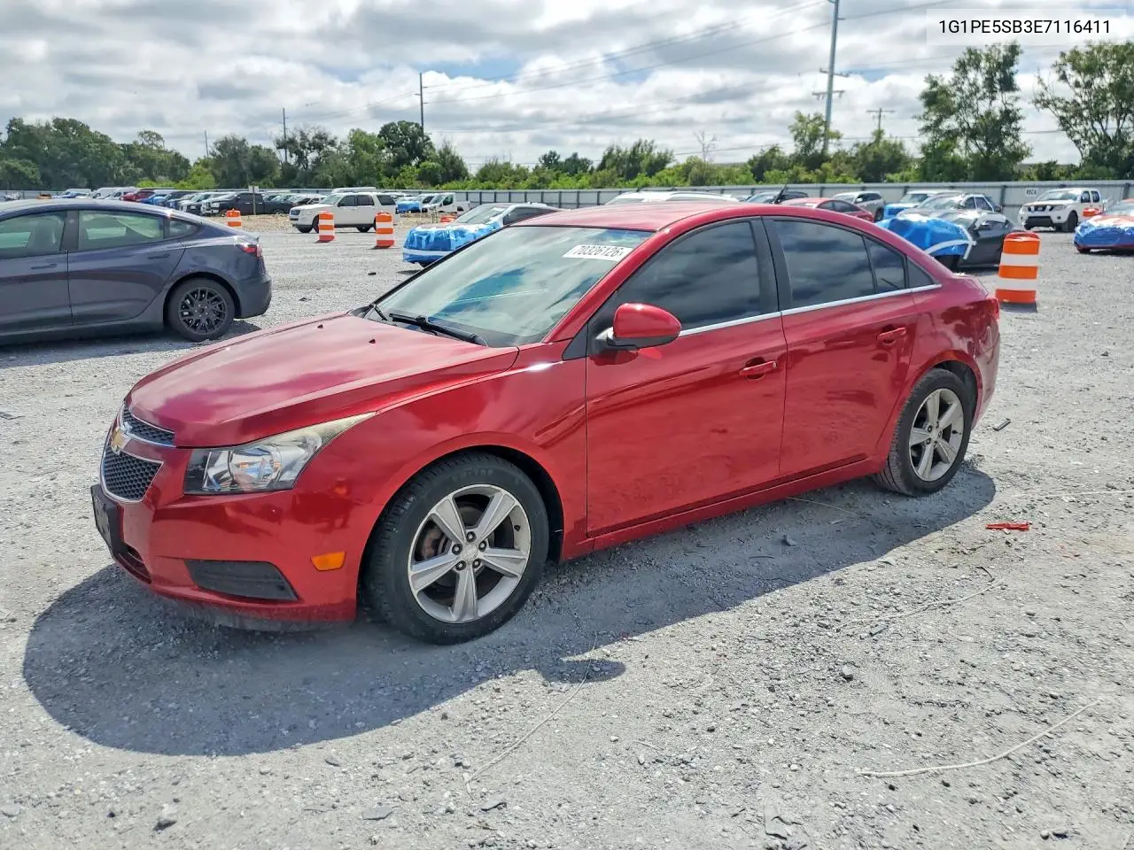 CHEVROLET CRUZE 2014, VIN 1G1PE5SB3E7116411