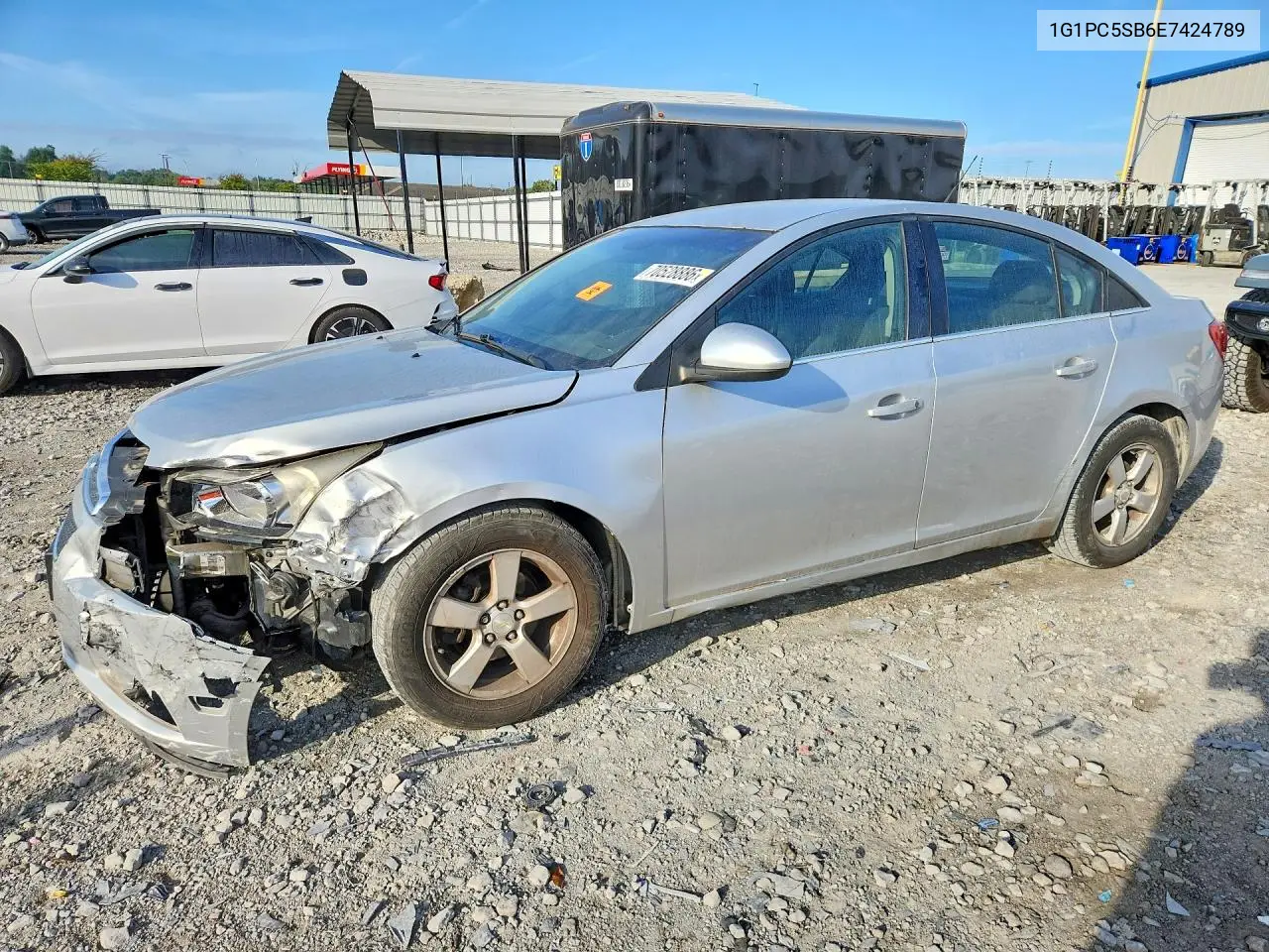 CHEVROLET CRUZE 2014, VIN 1G1PC5SB6E7424789