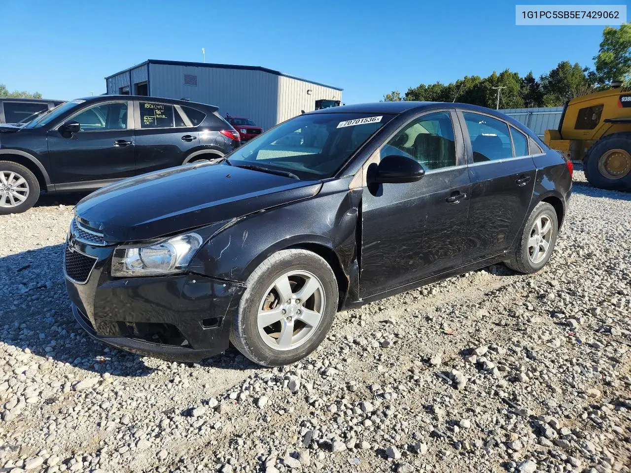 CHEVROLET CRUZE 2014, VIN 1G1PC5SB5E7429062