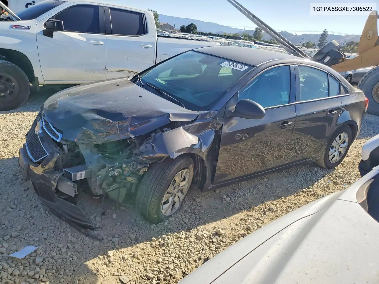 CHEVROLET CRUZE 2014, VIN 1G1PA5SGXE7306522