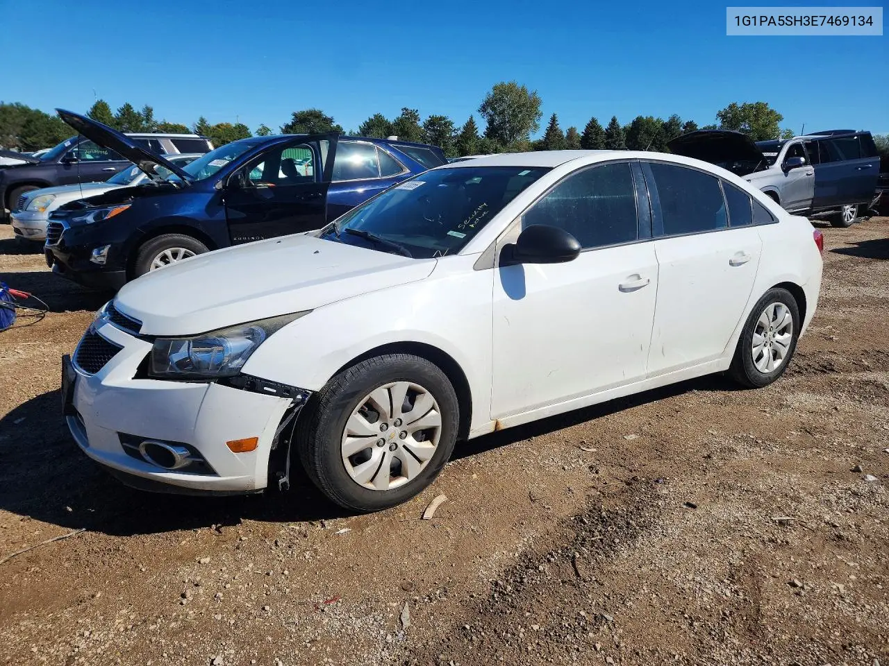 CHEVROLET CRUZE 2014, VIN 1G1PA5SH3E7469134