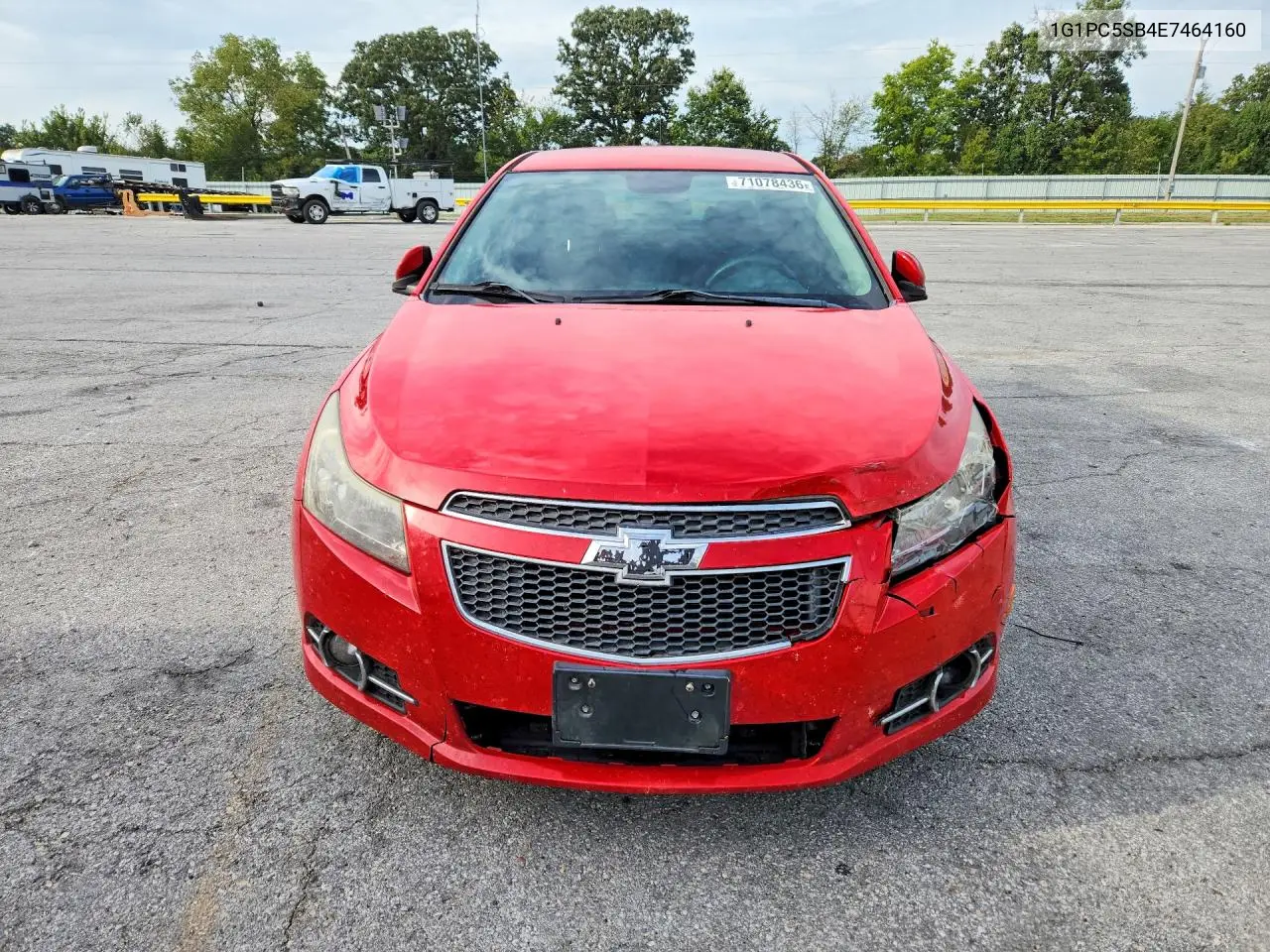 2014 CHEVROLET CRUZE VIN 1G1PC5SB4E7464160 — фото 5