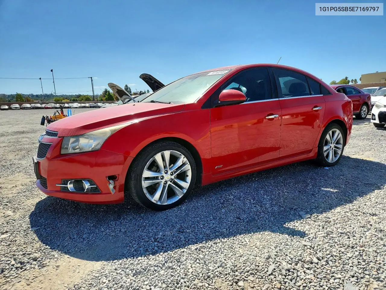 CHEVROLET CRUZE 2014, VIN 1G1PG5SB5E7169797