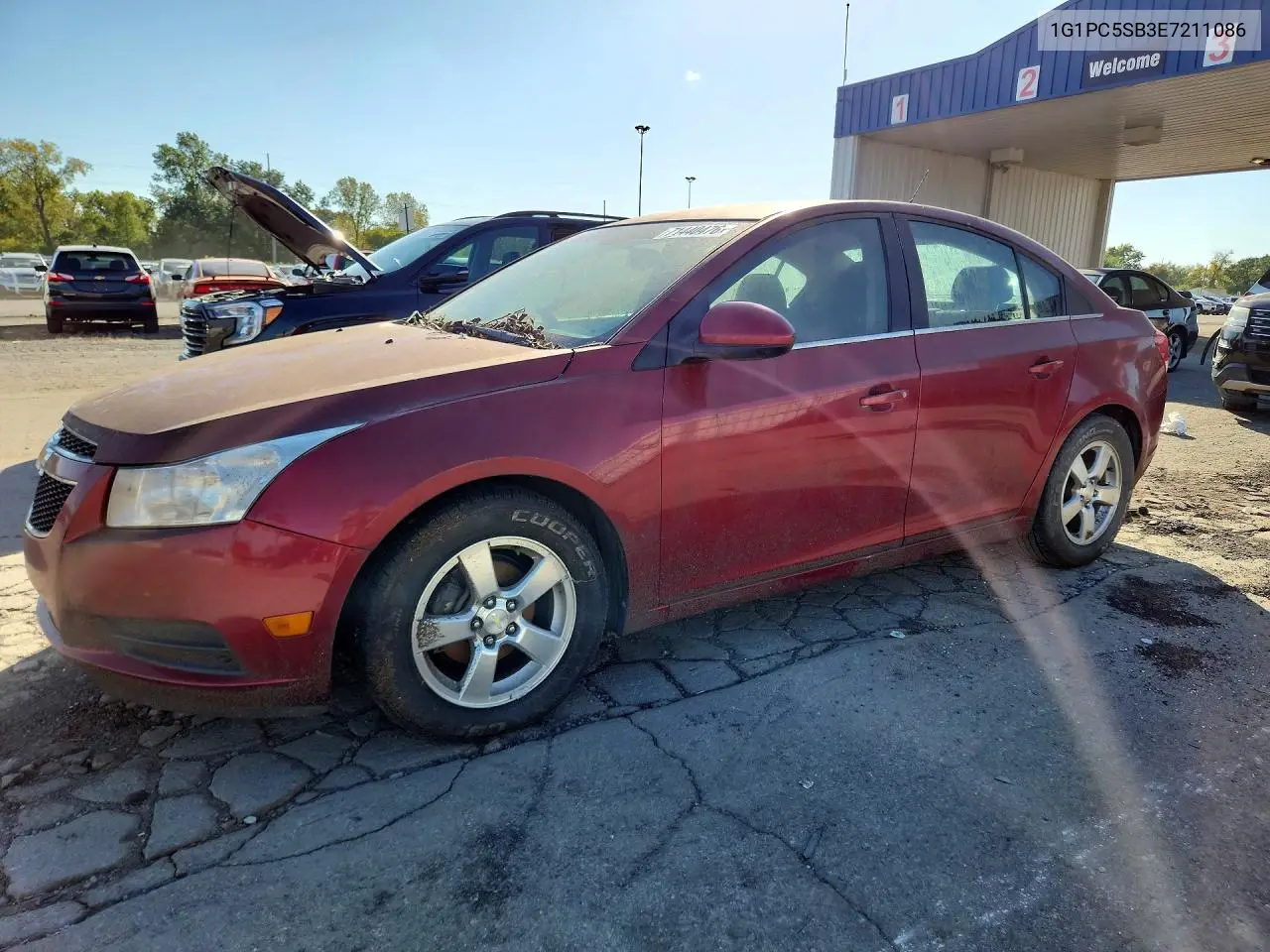 CHEVROLET CRUZE 2014, VIN 1G1PC5SB3E7211086