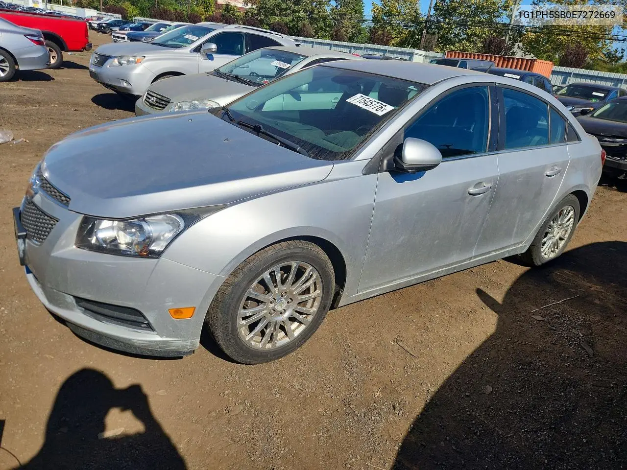 CHEVROLET CRUZE 2014, VIN 1G1PH5SB0E7272669