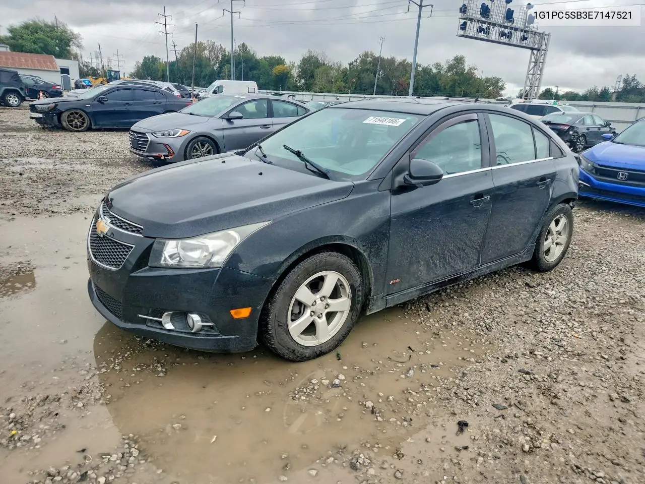CHEVROLET CRUZE 2014, VIN 1G1PC5SB3E7147521