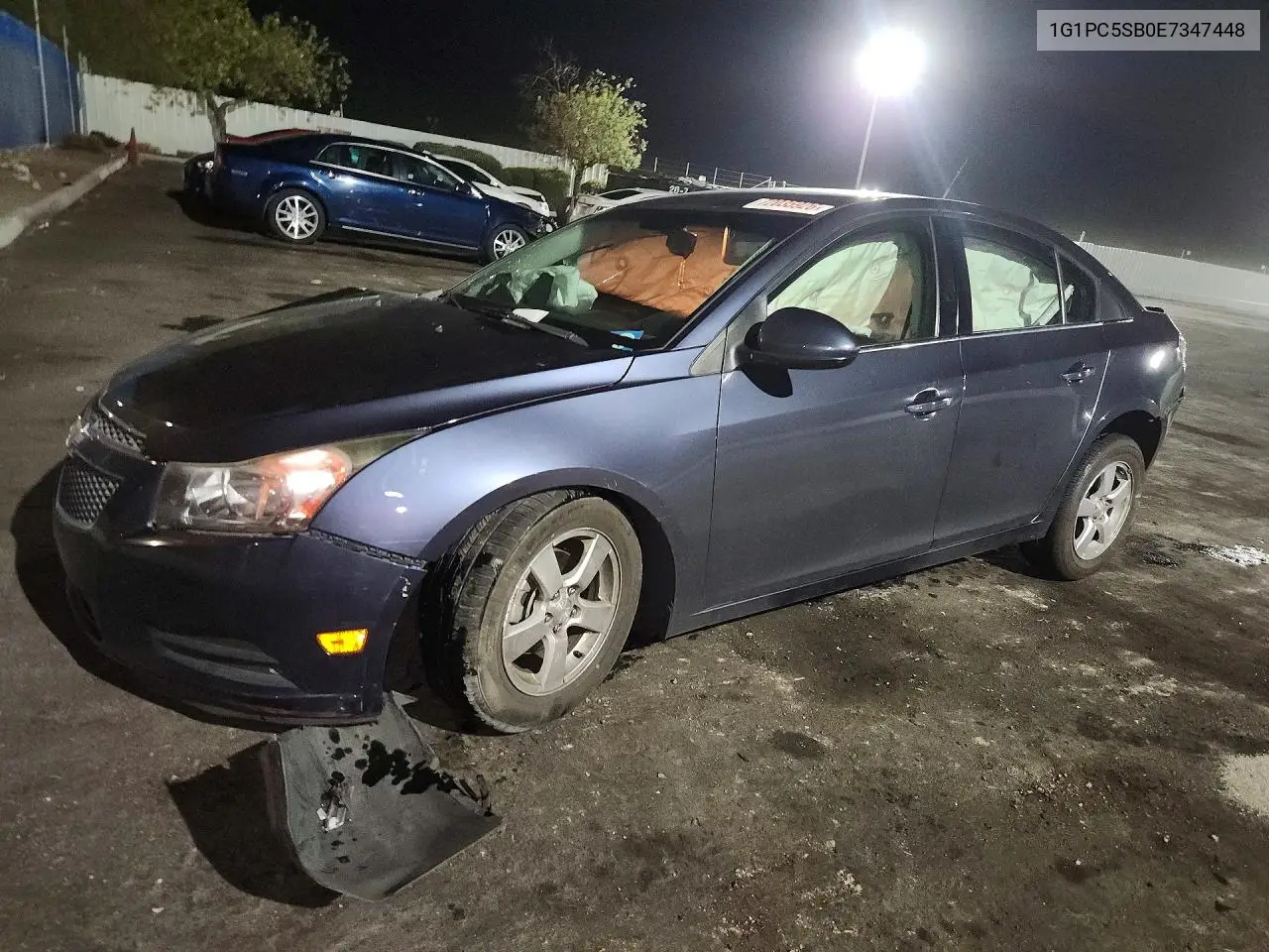 CHEVROLET CRUZE 2014, VIN 1G1PC5SB0E7347448