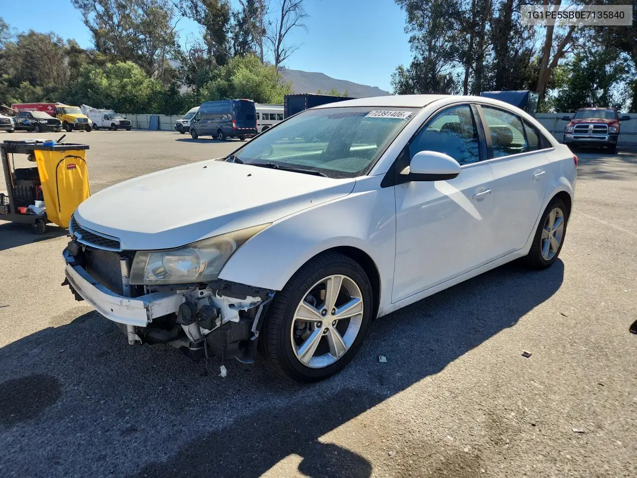 CHEVROLET CRUZE 2014, VIN 1G1PE5SB0E7135840