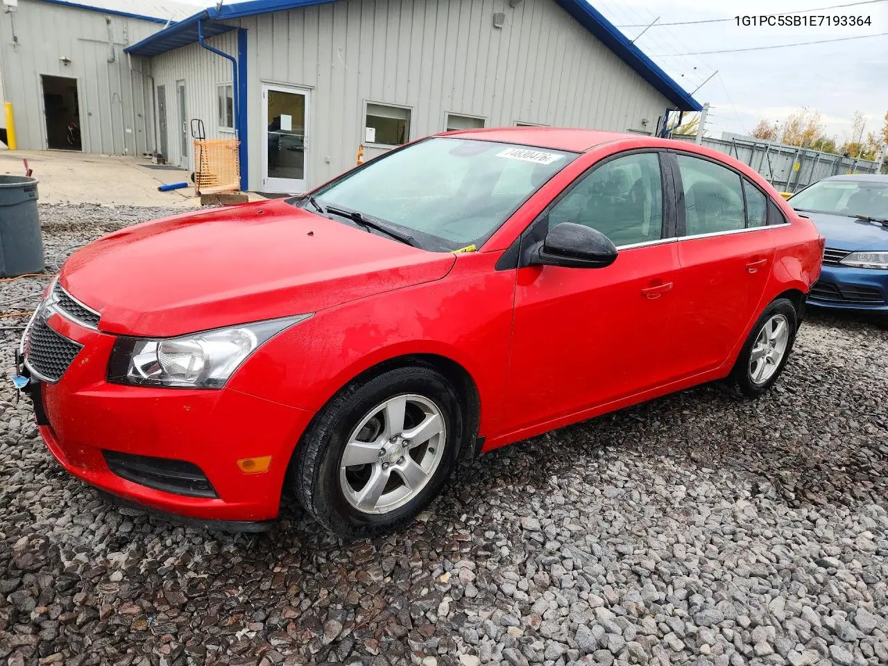 CHEVROLET CRUZE 2014, VIN 1G1PC5SB1E7193364
