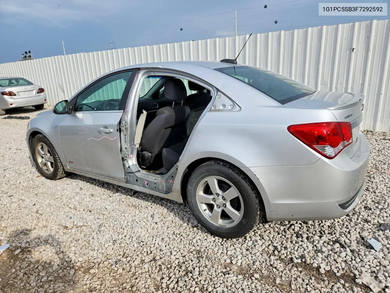 2015 CHEVROLET CRUZE VIN 1G1PC5SB3F7292592 — фото 2