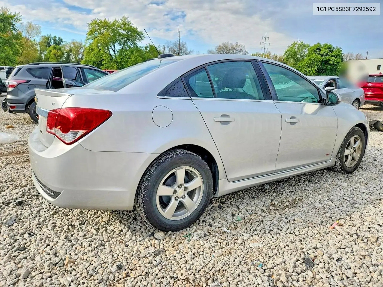 2015 CHEVROLET CRUZE VIN 1G1PC5SB3F7292592 — фото 3