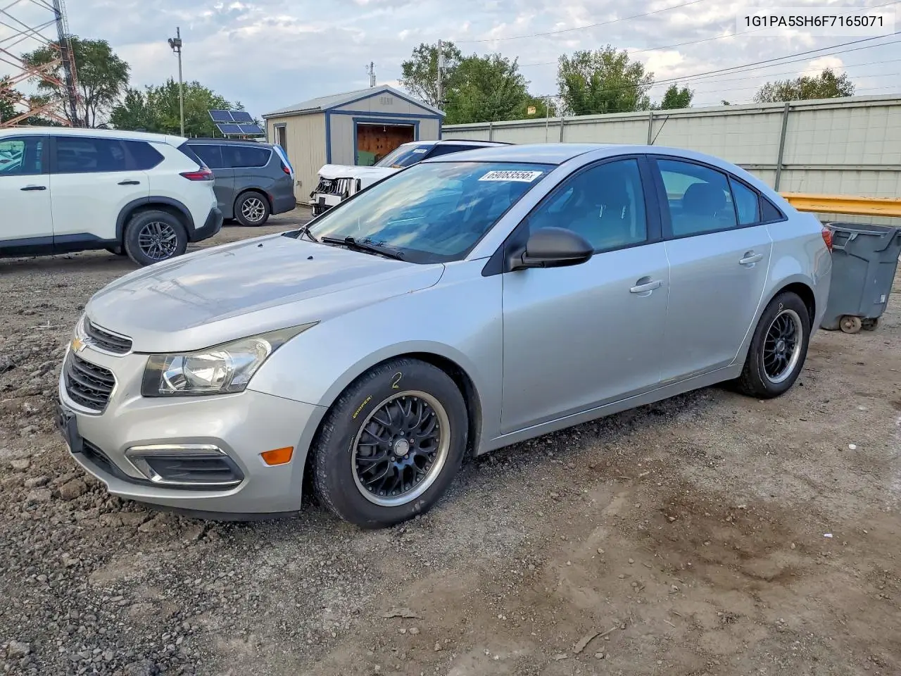 CHEVROLET CRUZE 2015, VIN 1G1PA5SH6F7165071