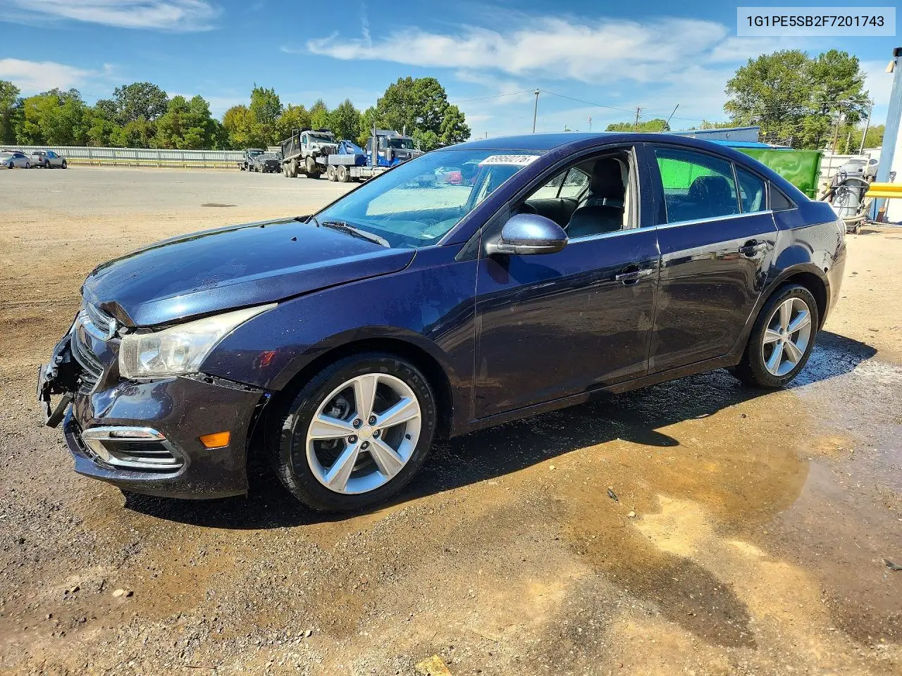 CHEVROLET CRUZE 2015, VIN 1G1PE5SB2F7201743
