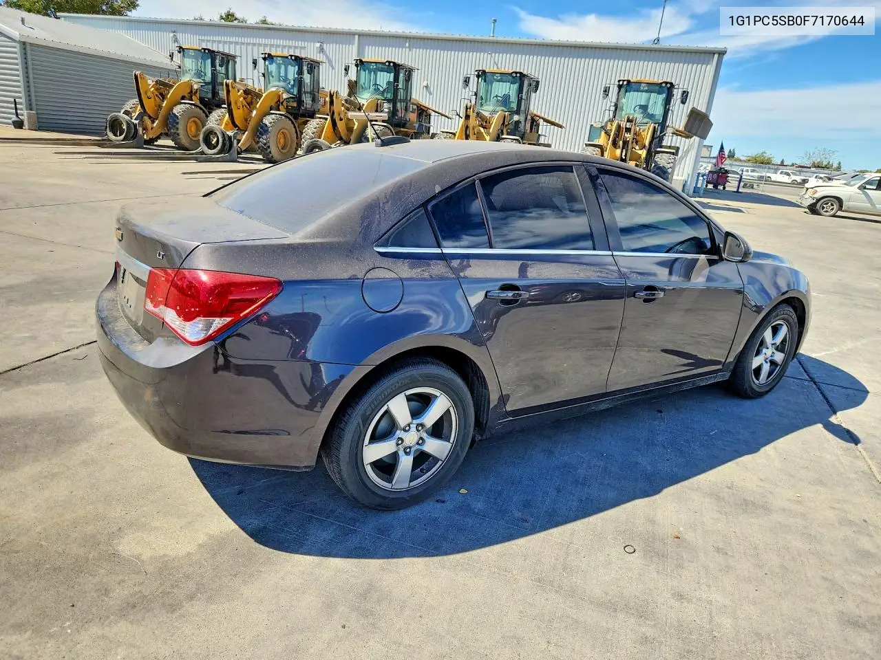2015 CHEVROLET CRUZE VIN 1G1PC5SB0F7170644 — фото 3