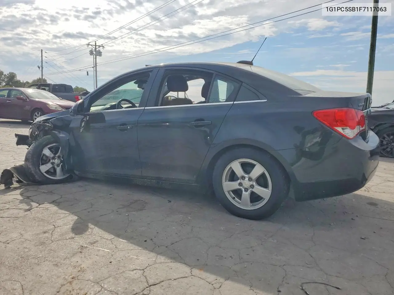 2015 CHEVROLET CRUZE VIN 1G1PC5SB1F7117063 — фото 2