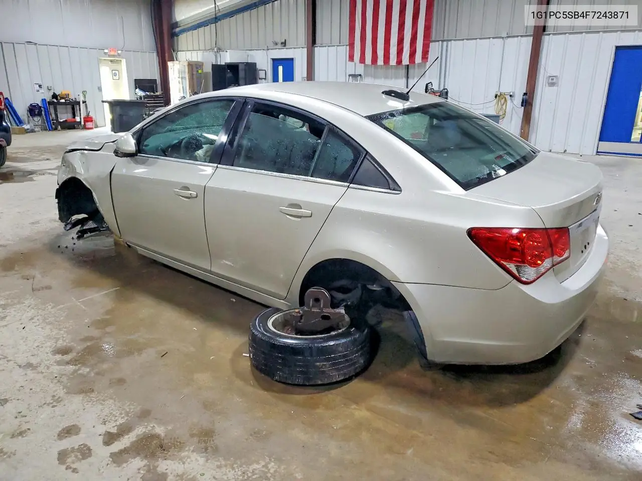 2015 CHEVROLET CRUZE VIN 1G1PC5SB4F7243871 — фото 2