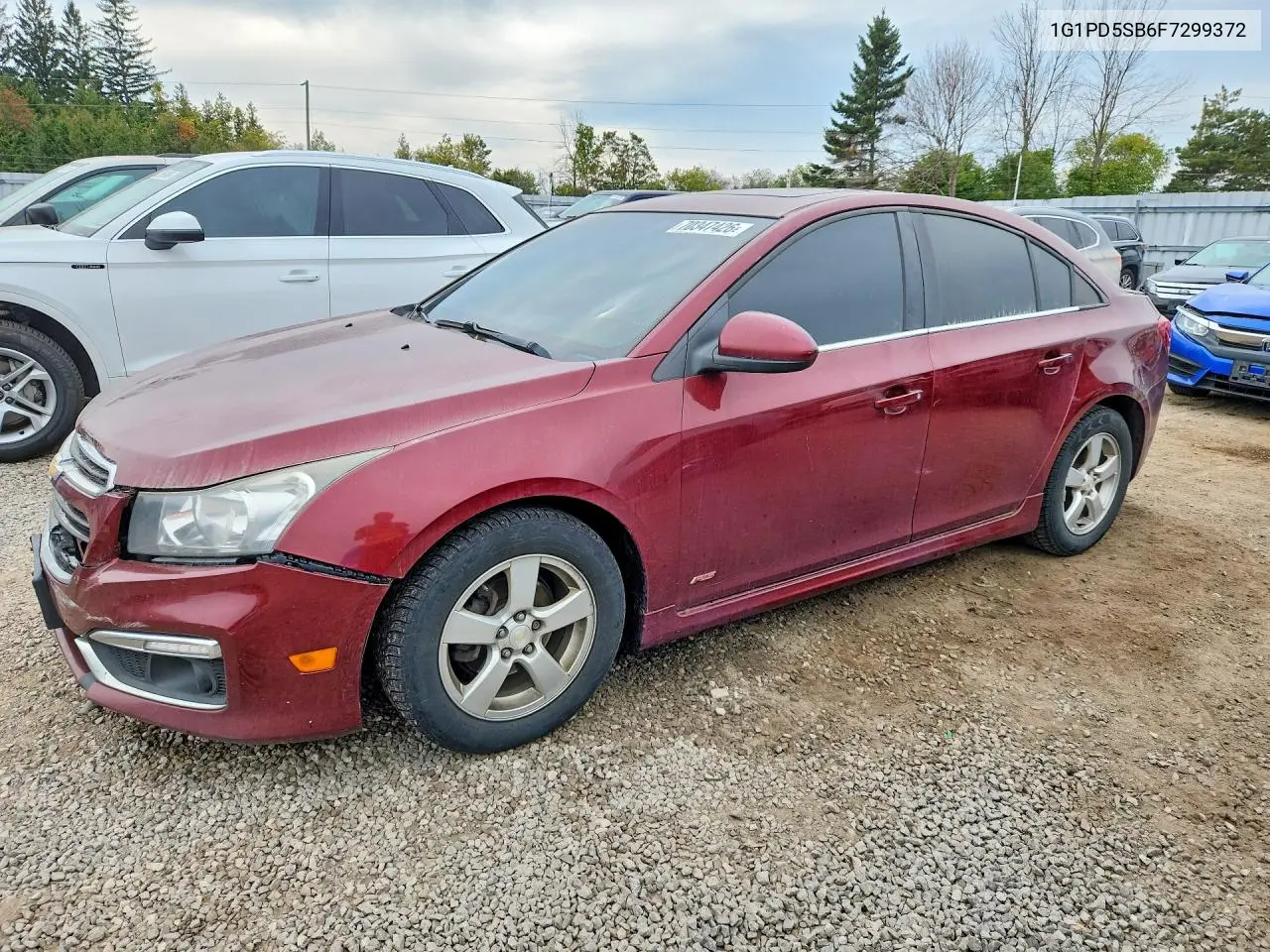 CHEVROLET CRUZE 2015, VIN 1G1PD5SB6F7299372