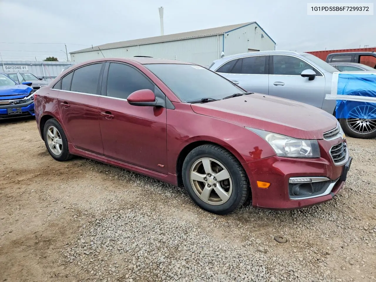 2015 CHEVROLET CRUZE VIN 1G1PD5SB6F7299372 — фото 4