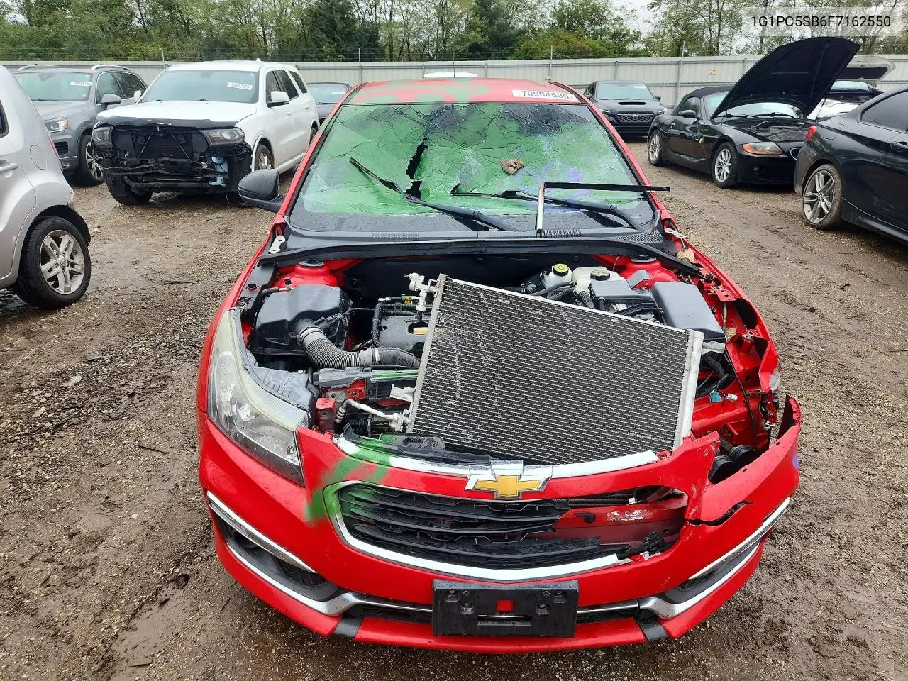 2015 CHEVROLET CRUZE VIN 1G1PC5SB6F7162550 — фото 5