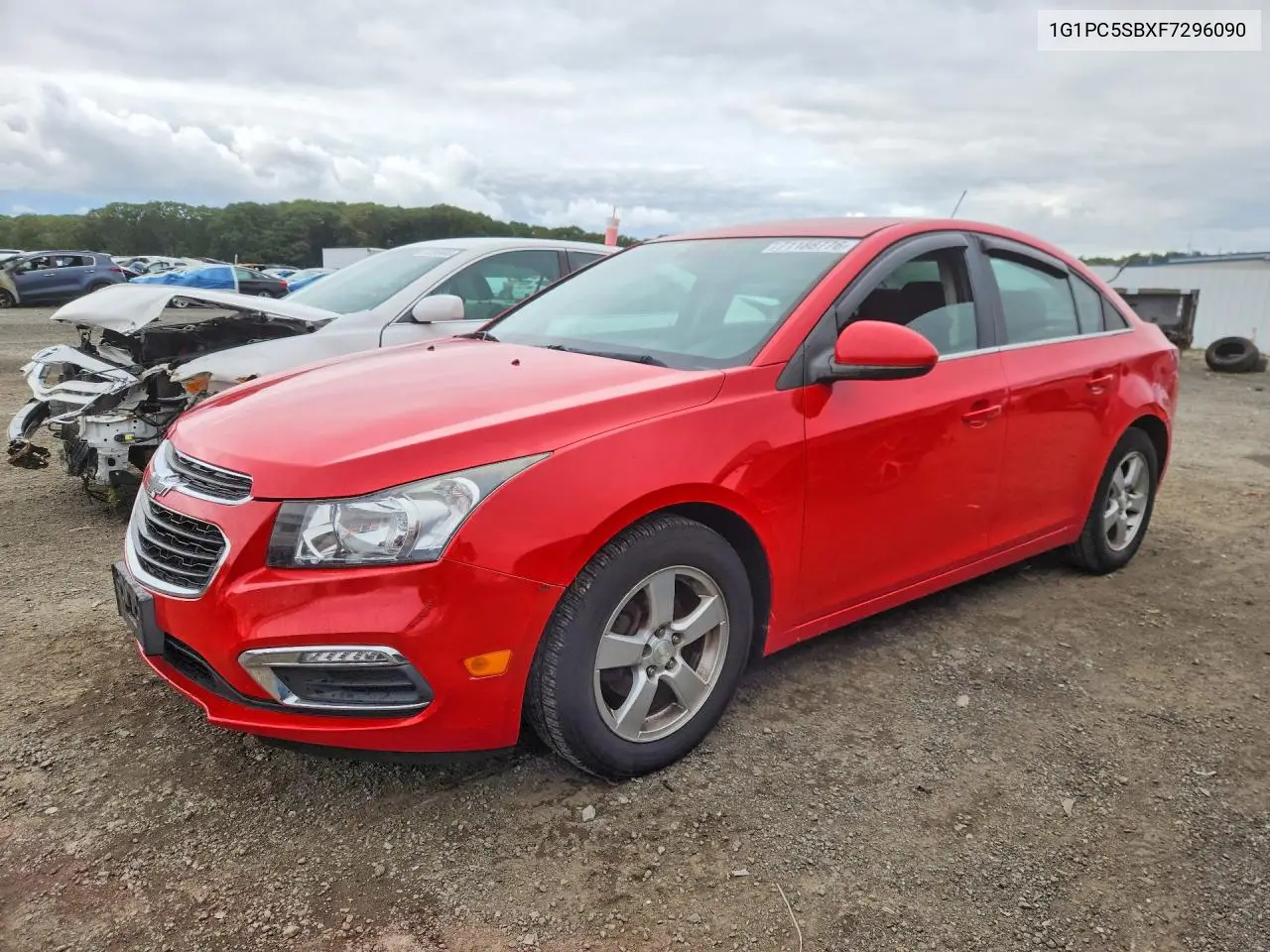 CHEVROLET CRUZE 2015, VIN 1G1PC5SBXF7296090