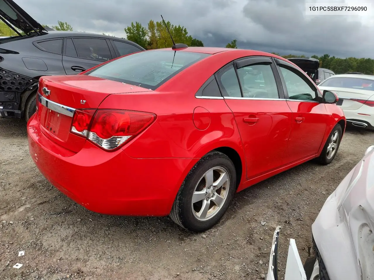 2015 CHEVROLET CRUZE VIN 1G1PC5SBXF7296090 — фото 3