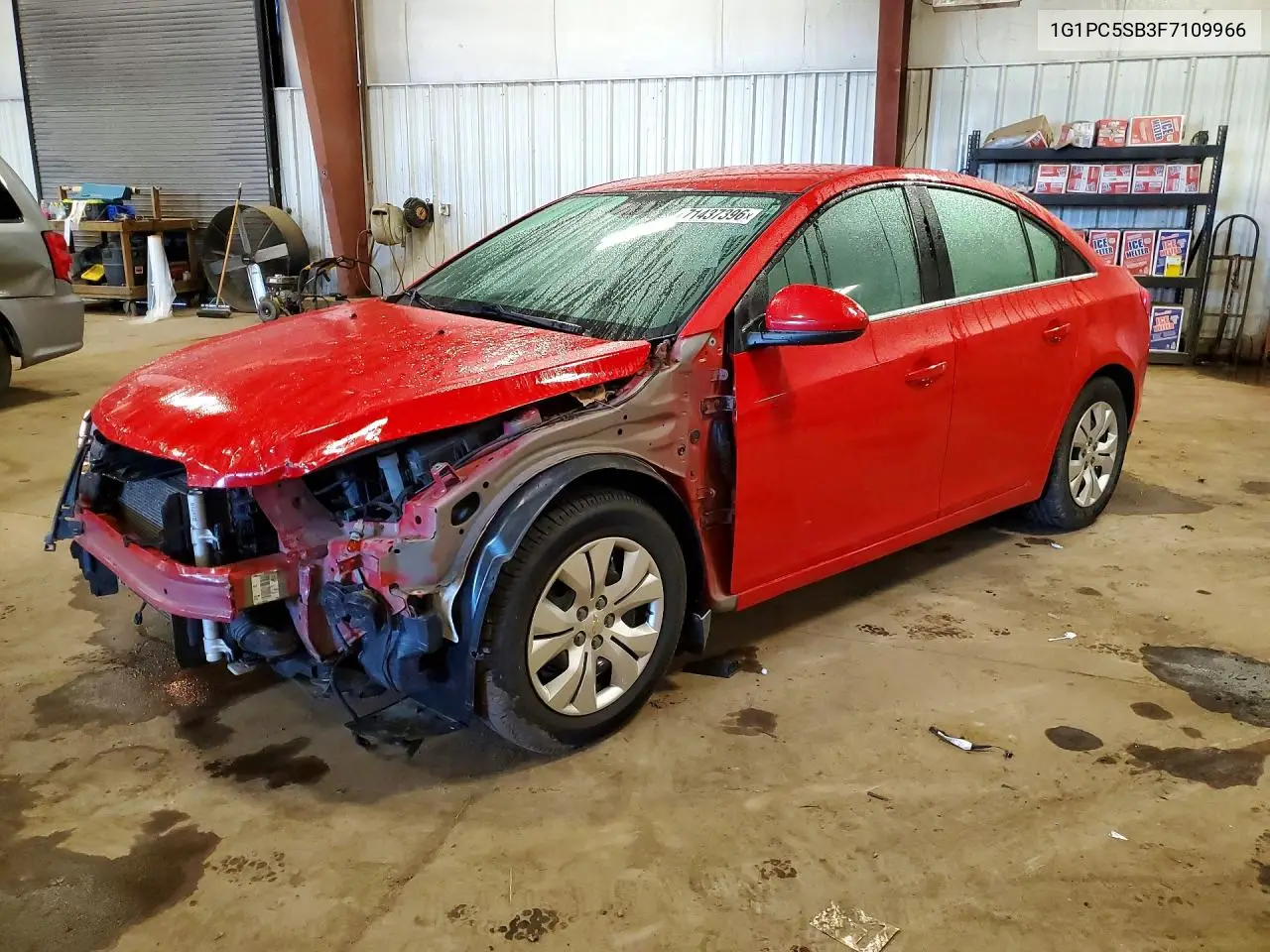 CHEVROLET CRUZE 2015, VIN 1G1PC5SB3F7109966