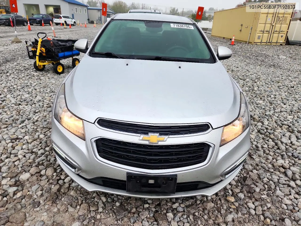 2015 CHEVROLET CRUZE VIN 1G1PC5SB3F7192833 — фото 5