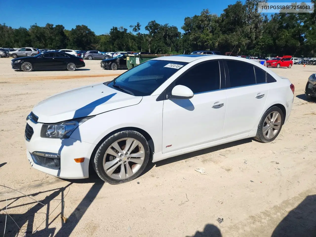 CHEVROLET CRUZE 2015, VIN 1G1PG5SB5F7254043