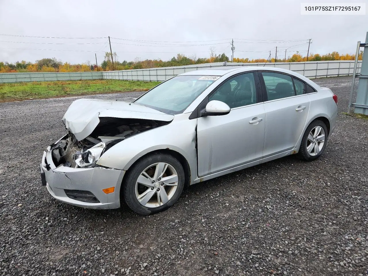 CHEVROLET CRUZE 2015, VIN 1G1P75SZ1F7295167