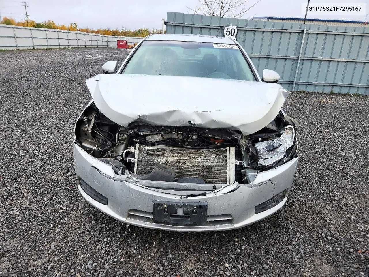 2015 CHEVROLET CRUZE VIN 1G1P75SZ1F7295167 — фото 5