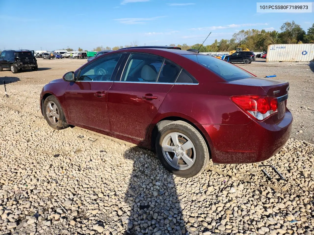 2015 CHEVROLET CRUZE VIN 1G1PC5SB0F7189873 — фото 2