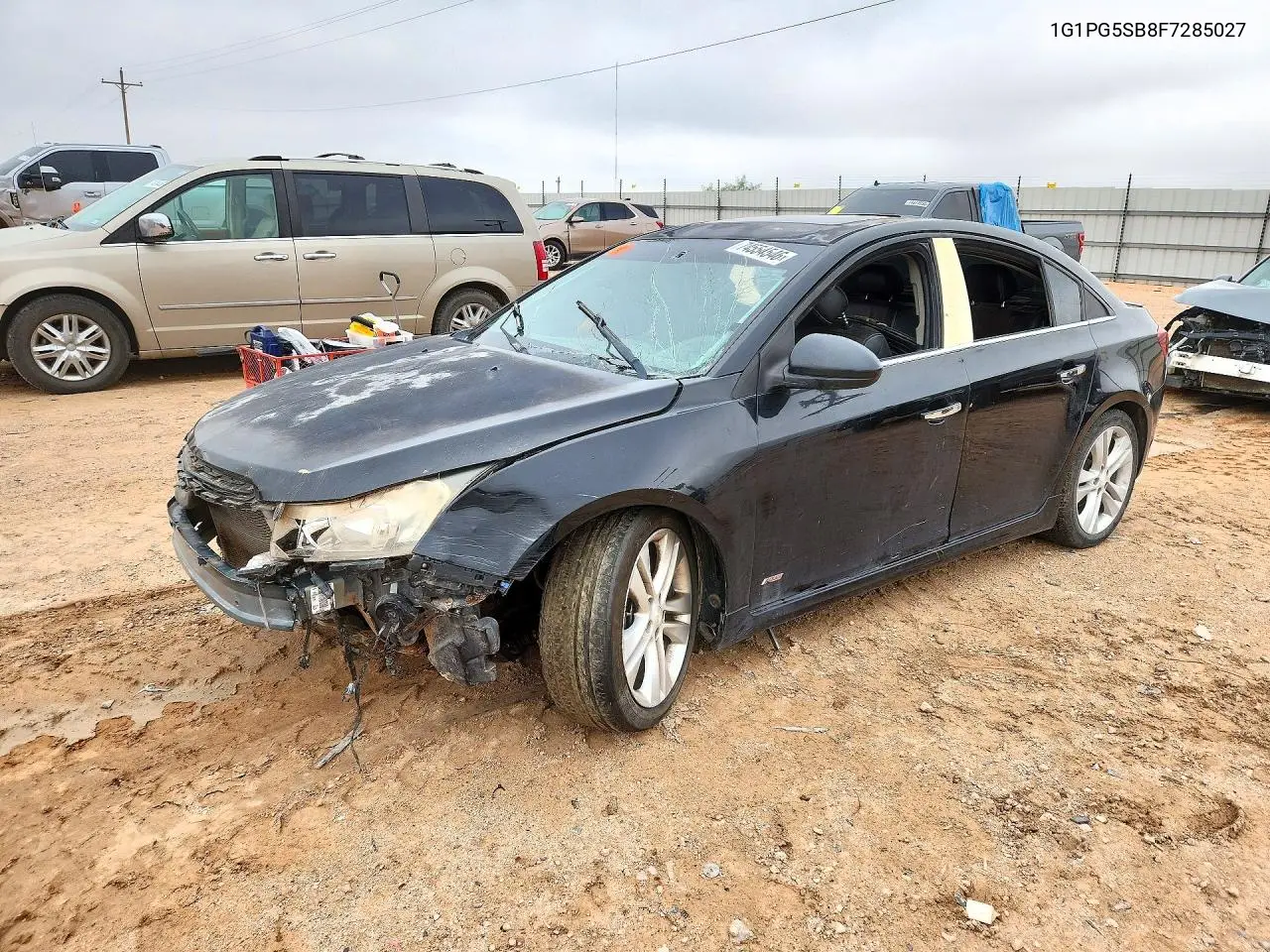 CHEVROLET CRUZE 2015, VIN 1G1PG5SB8F7285027