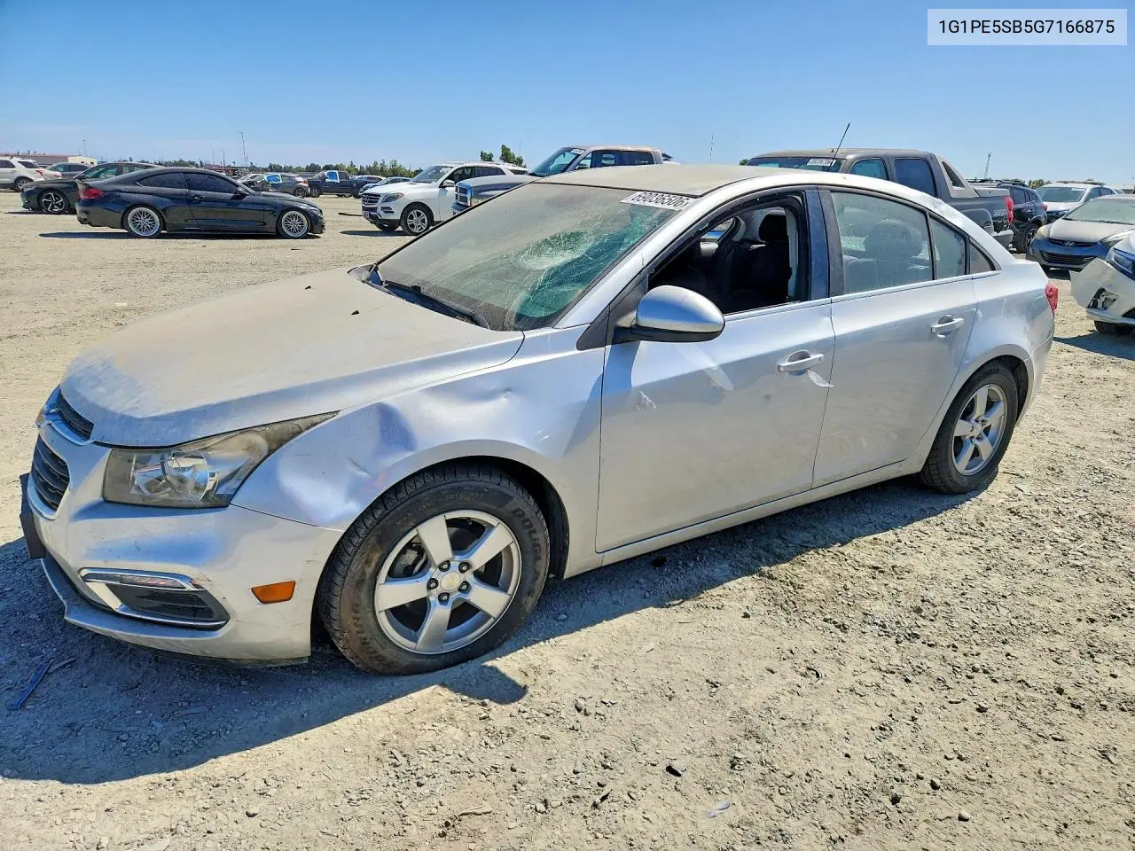 CHEVROLET CRUZE 2016, VIN 1G1PE5SB5G7166875