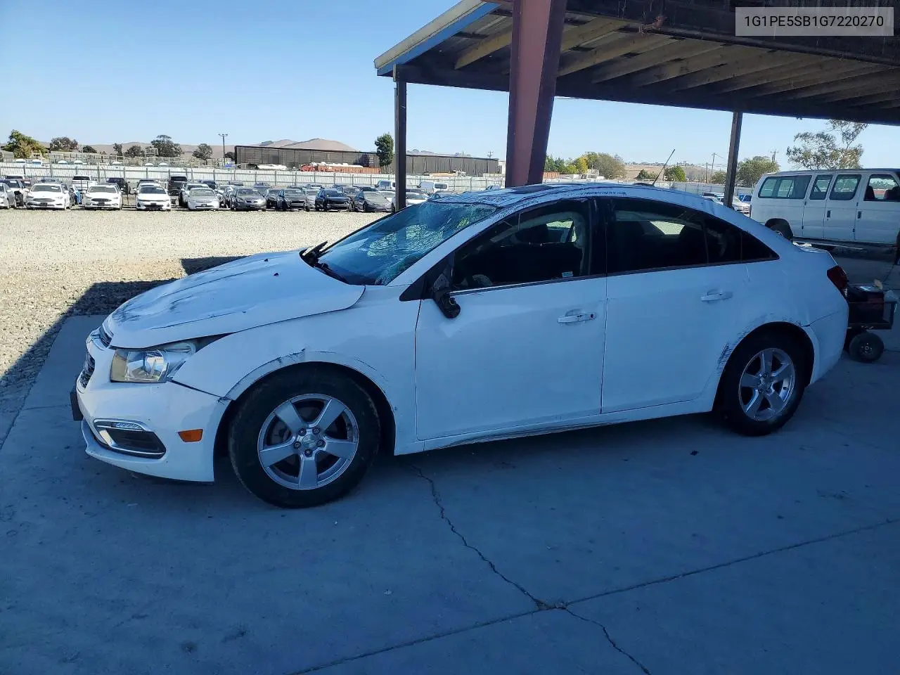 CHEVROLET CRUZE 2016, VIN 1G1PE5SB1G7220270