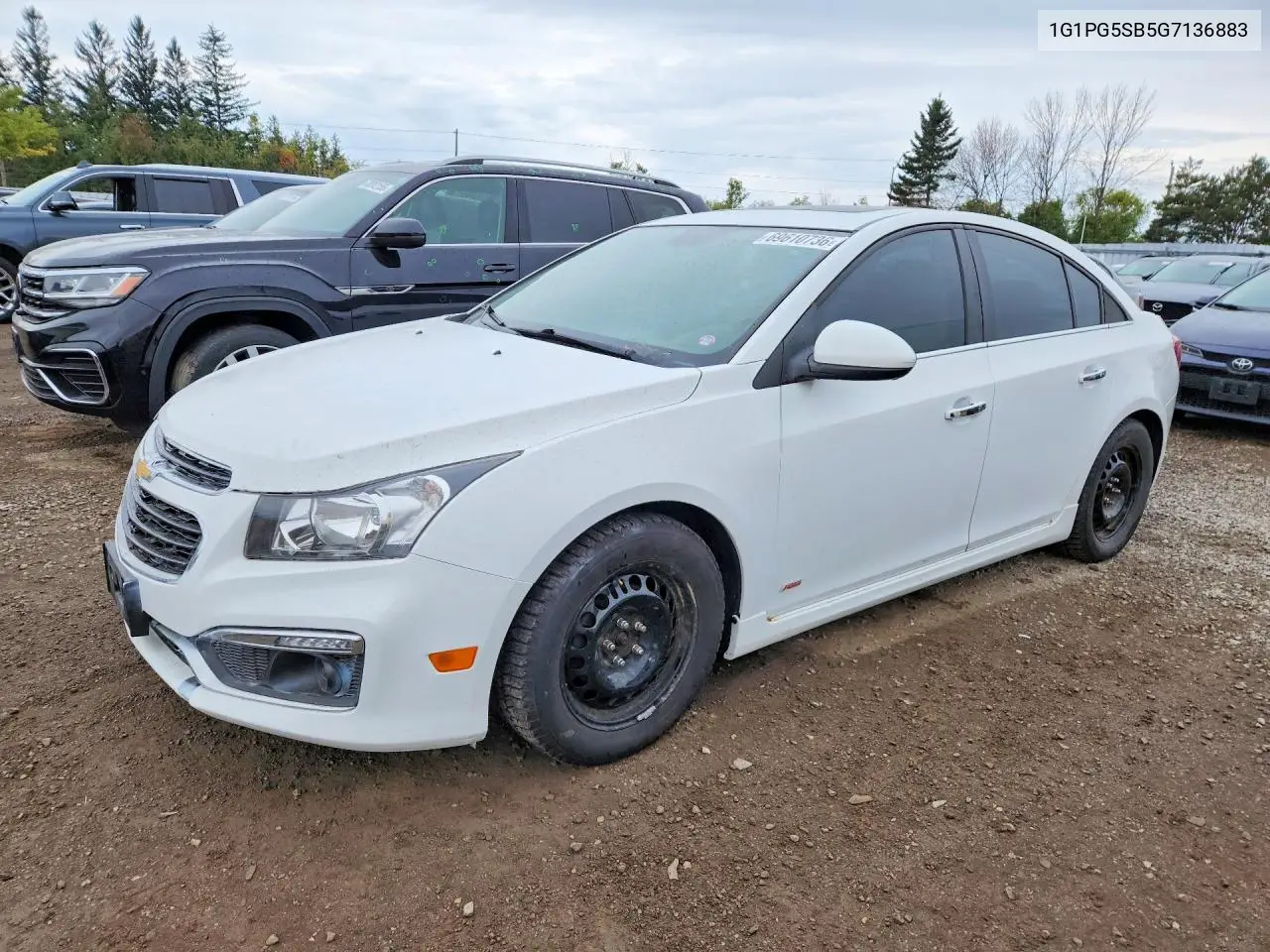 CHEVROLET CRUZE 2016, VIN 1G1PG5SB5G7136883