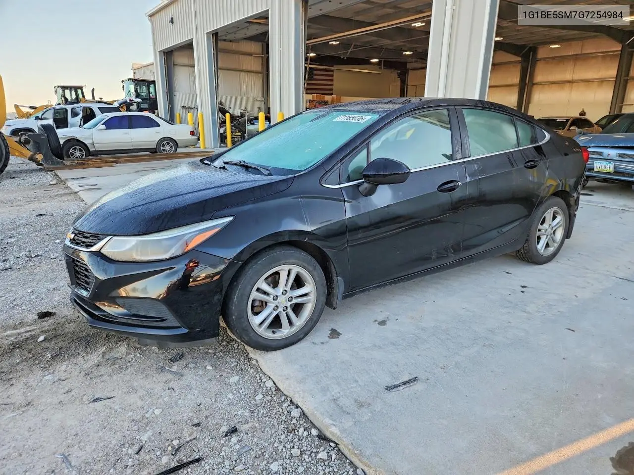 CHEVROLET CRUZE 2016, VIN 1G1BE5SM7G7254984
