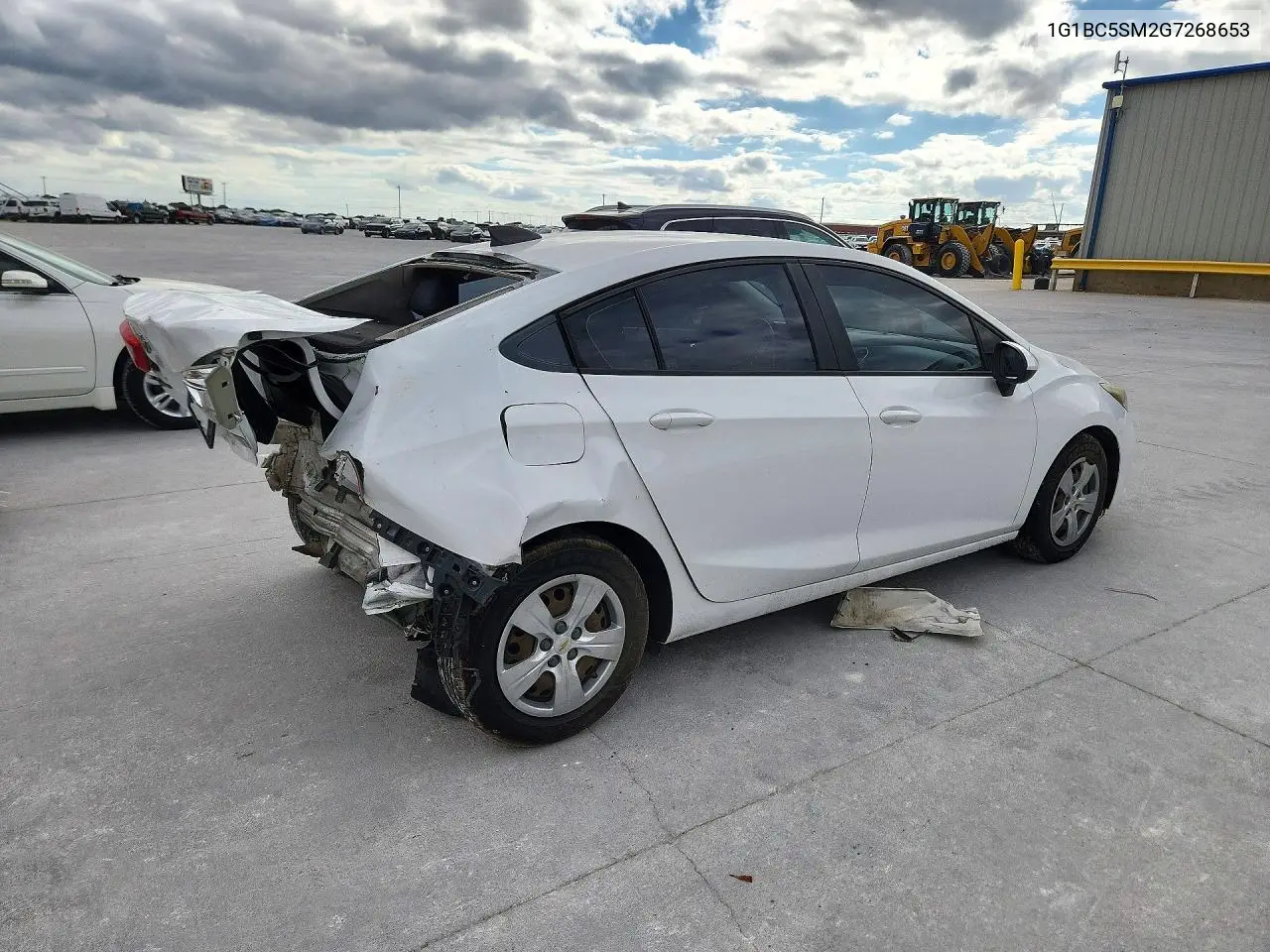 2016 CHEVROLET CRUZE VIN 1G1BC5SM2G7268653 — фото 3