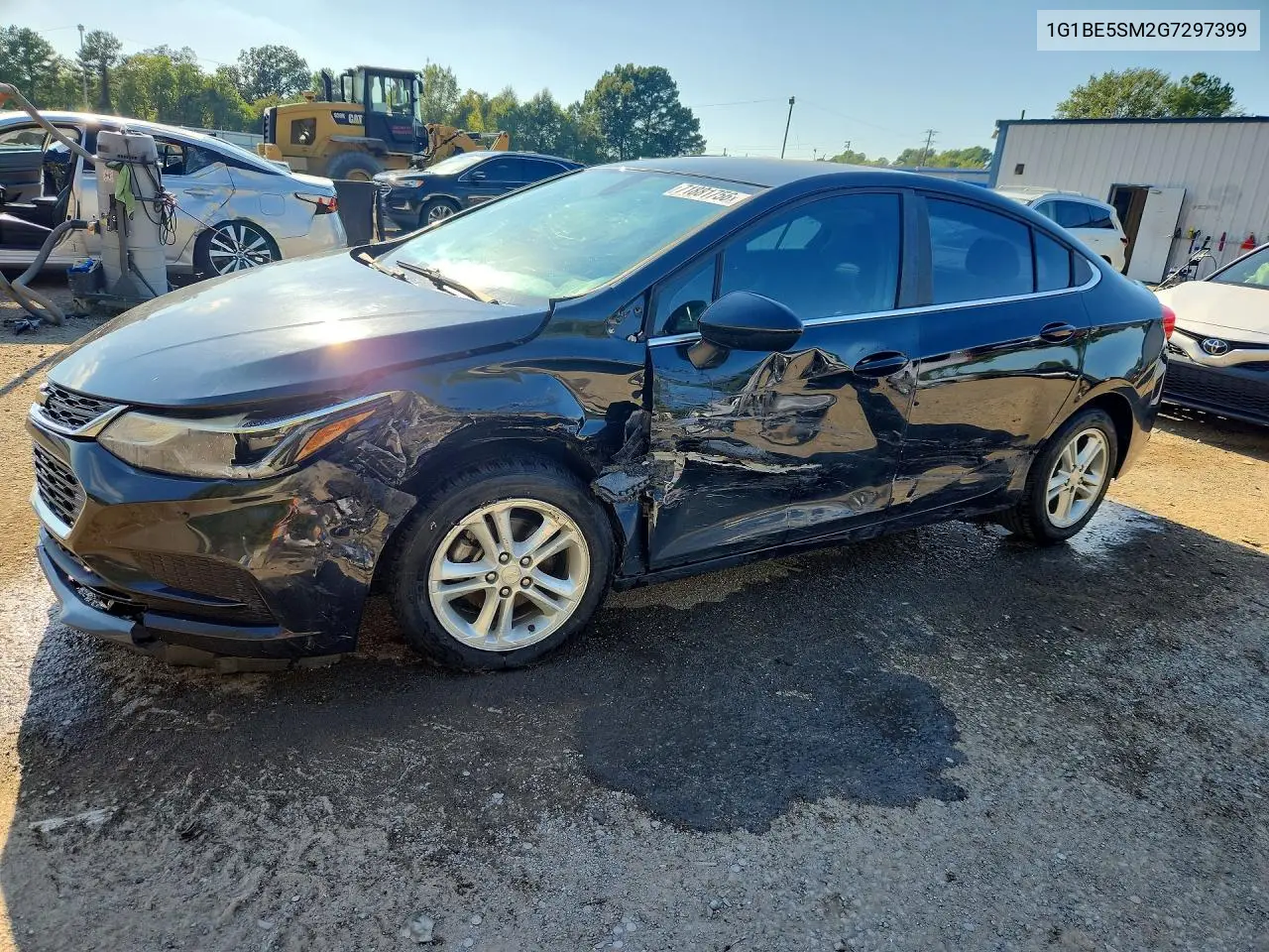 CHEVROLET CRUZE 2016, VIN 1G1BE5SM2G7297399