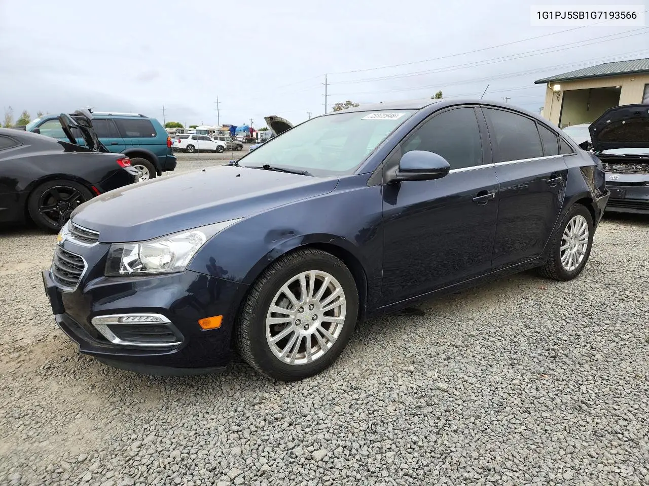 CHEVROLET CRUZE 2016, VIN 1G1PJ5SB1G7193566
