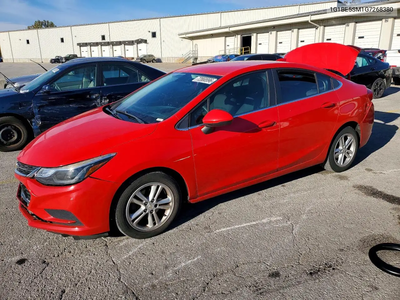 CHEVROLET CRUZE 2016, VIN 1G1BE5SM1G7268380
