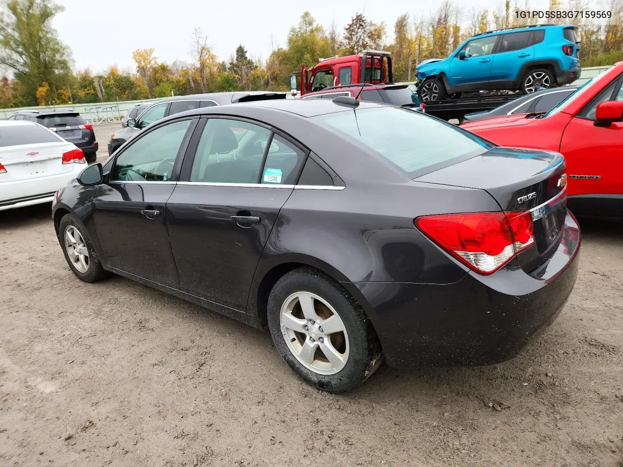 2016 CHEVROLET CRUZE VIN 1G1PD5SB3G7159569 — фото 2