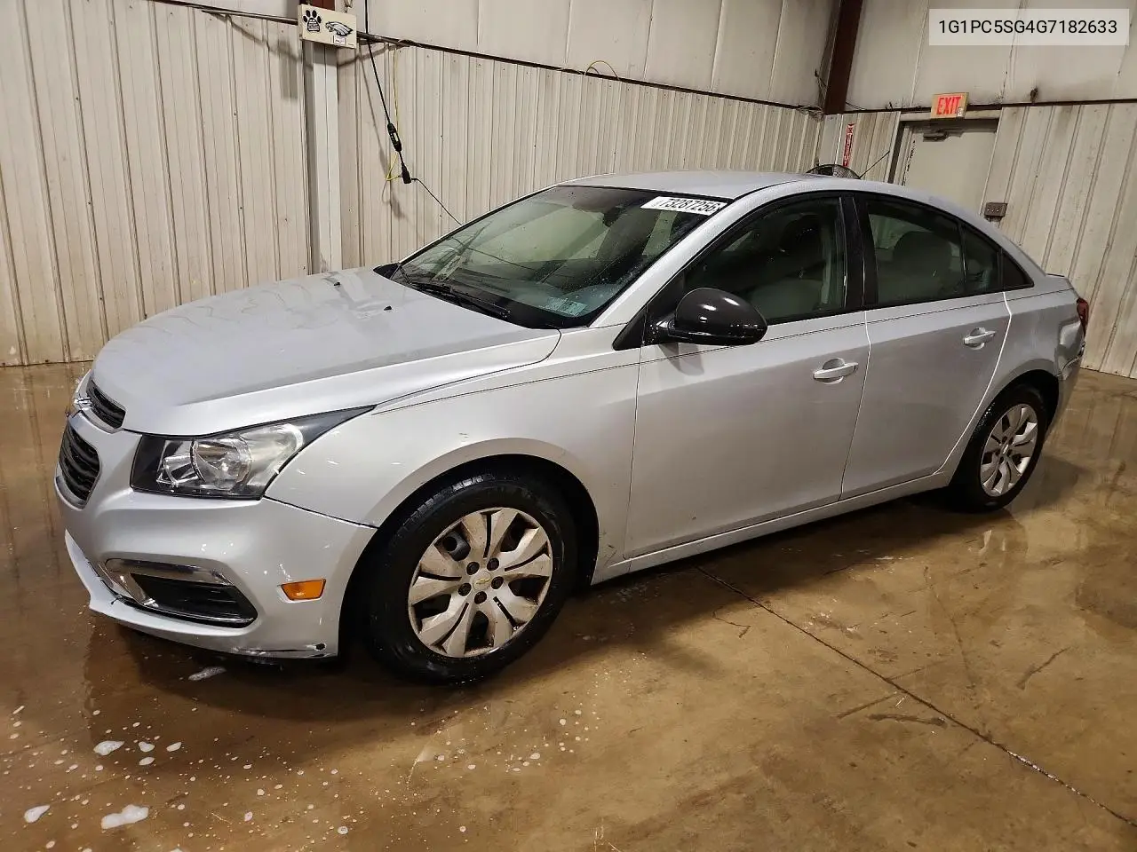 CHEVROLET CRUZE 2016, VIN 1G1PC5SG4G7182633