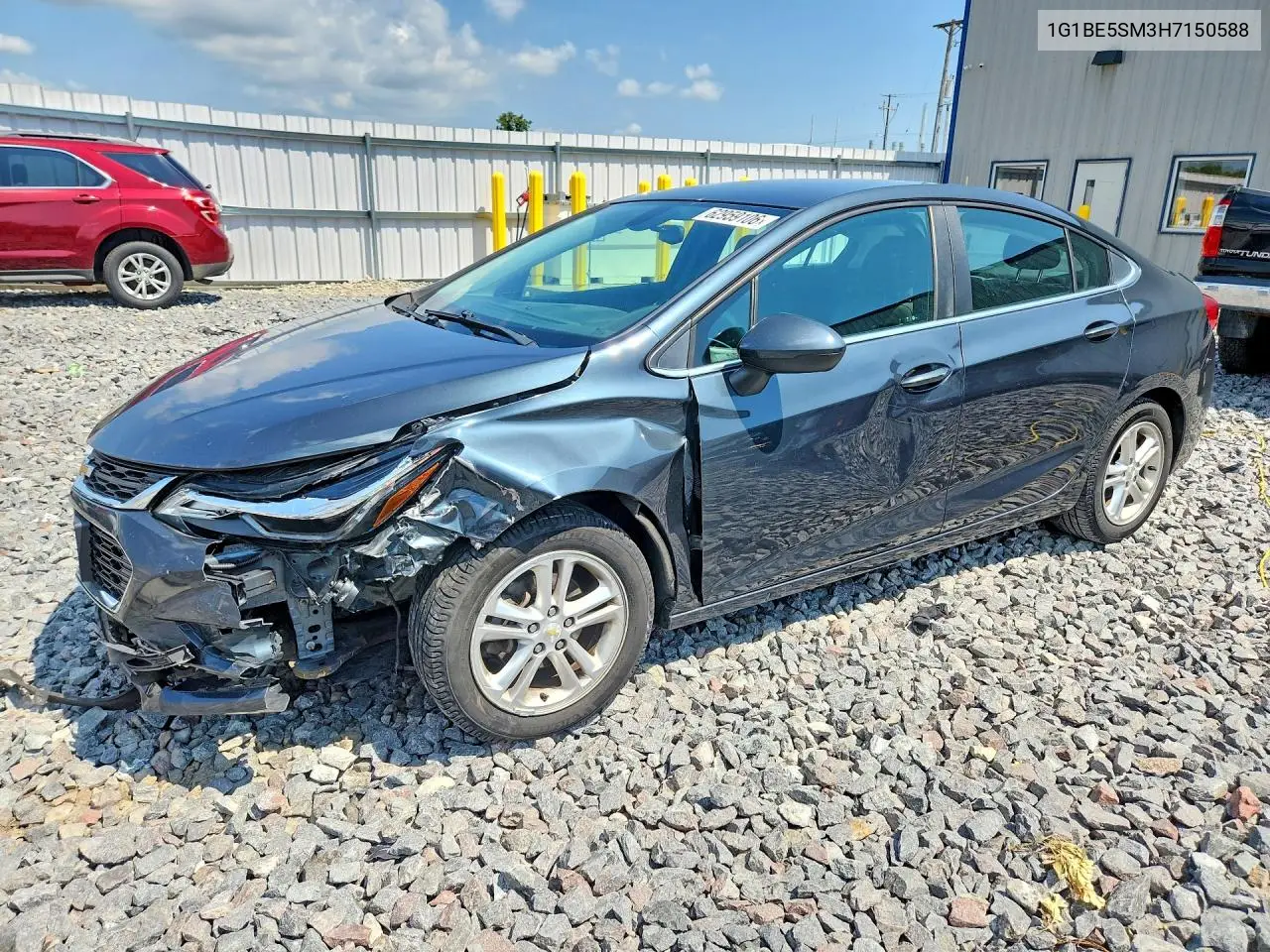 CHEVROLET CRUZE 2017, VIN 1G1BE5SM3H7150588