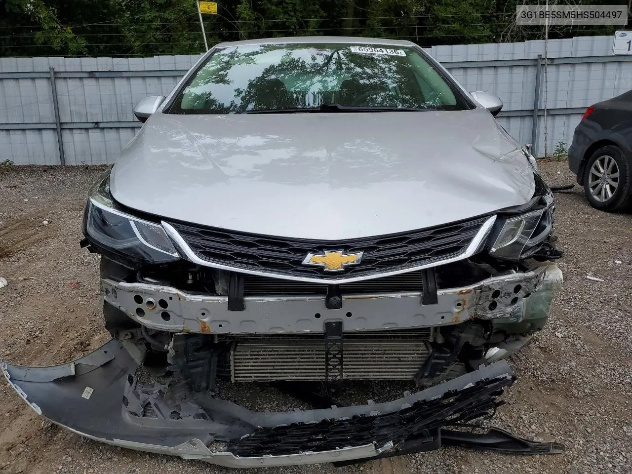 2017 CHEVROLET CRUZE VIN 3G1BE5SM5HS504497 — фото 5