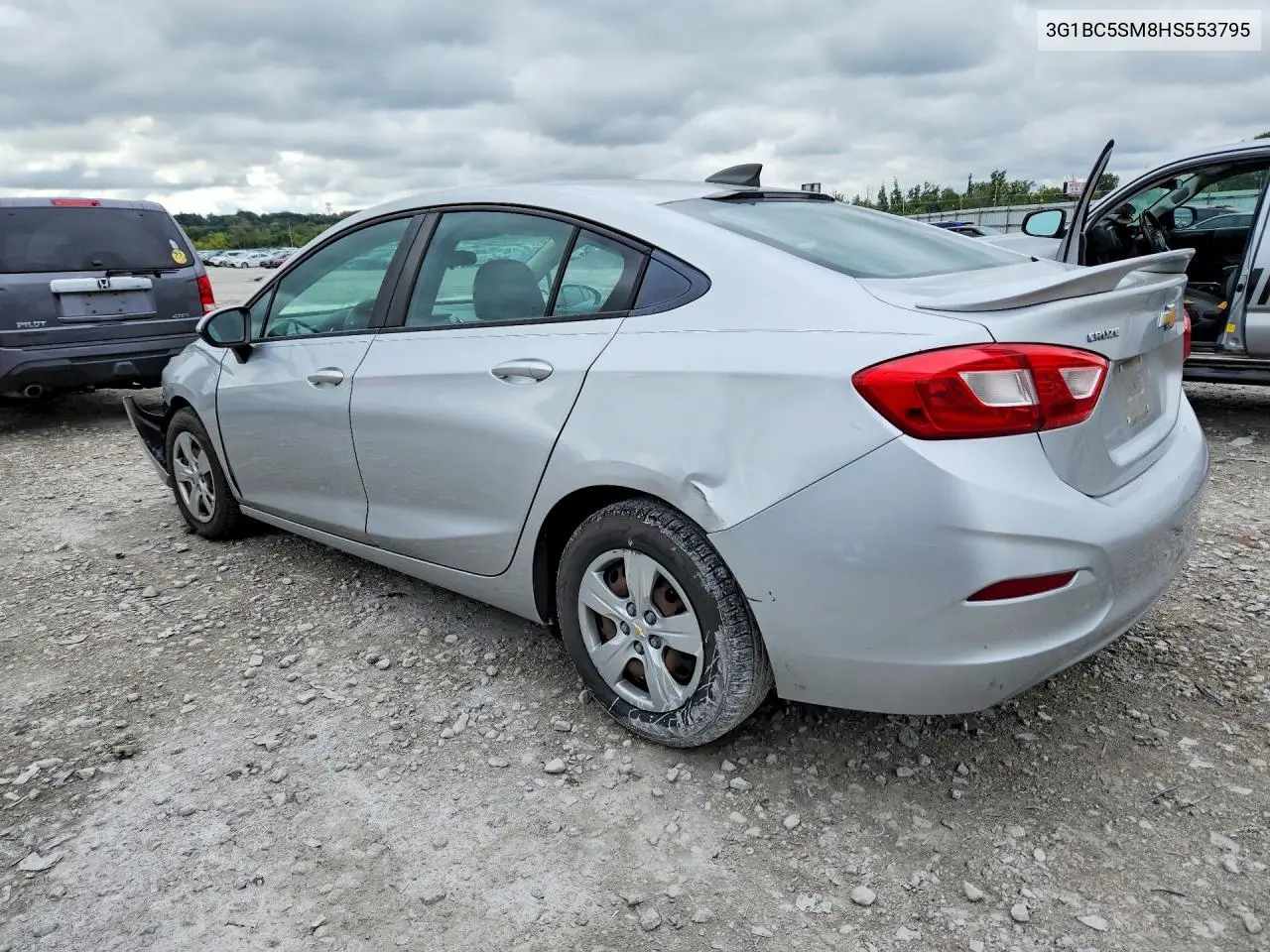 2017 CHEVROLET CRUZE VIN 3G1BC5SM8HS553795 — фото 2