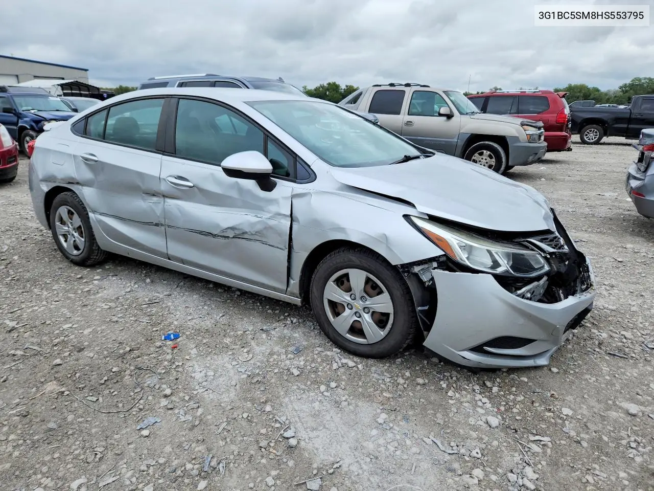 2017 CHEVROLET CRUZE VIN 3G1BC5SM8HS553795 — фото 4