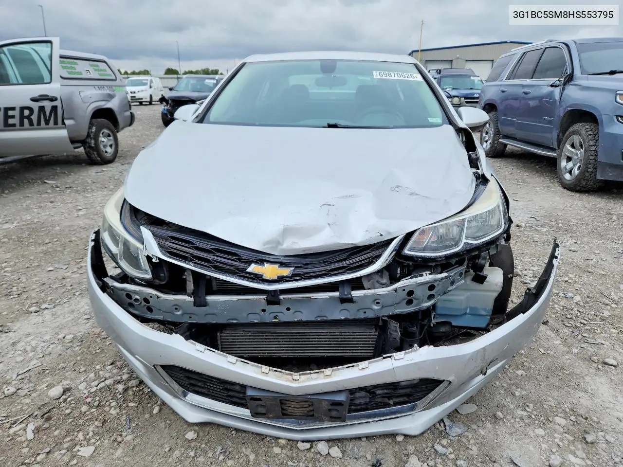 2017 CHEVROLET CRUZE VIN 3G1BC5SM8HS553795 — фото 5